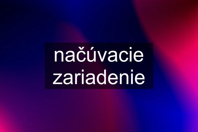 načúvacie zariadenie