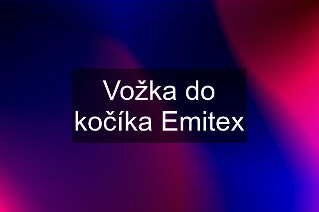 Vožka do kočíka Emitex