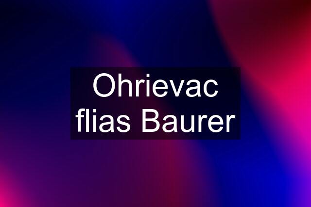 Ohrievac flias Baurer