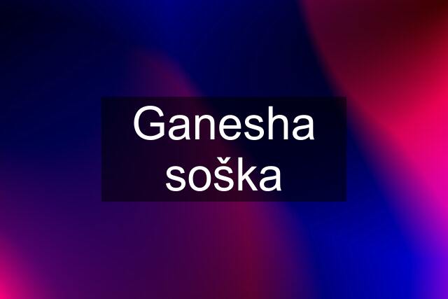 Ganesha soška