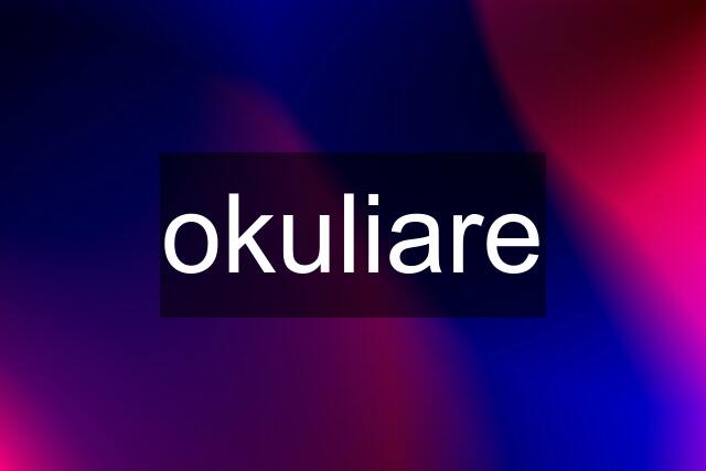 okuliare