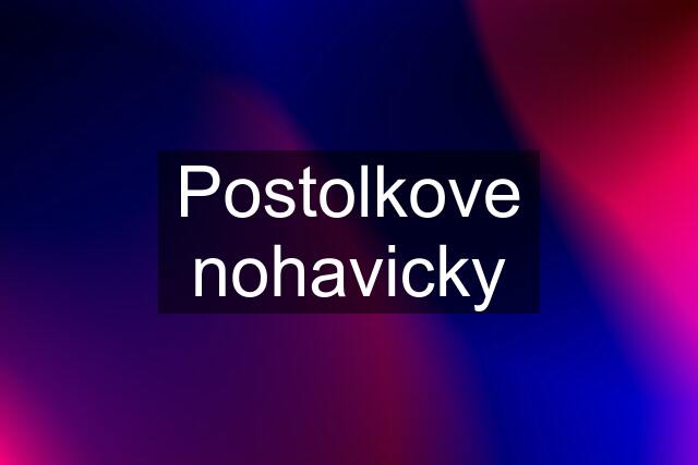 Postolkove nohavicky