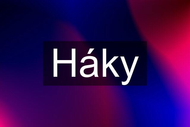 Háky