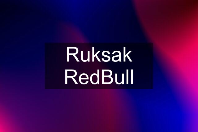 Ruksak RedBull