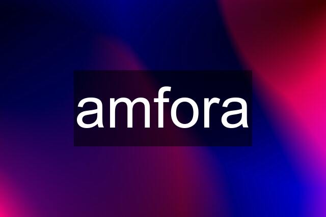 amfora