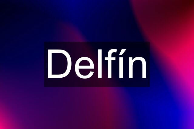 Delfín