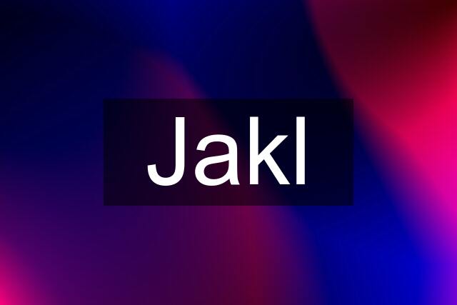 Jakl