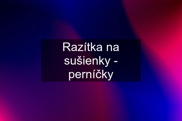 Razítka na sušienky - perníčky