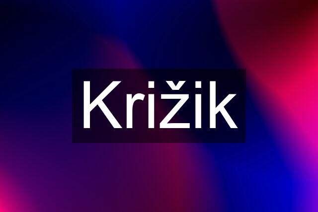 Križik