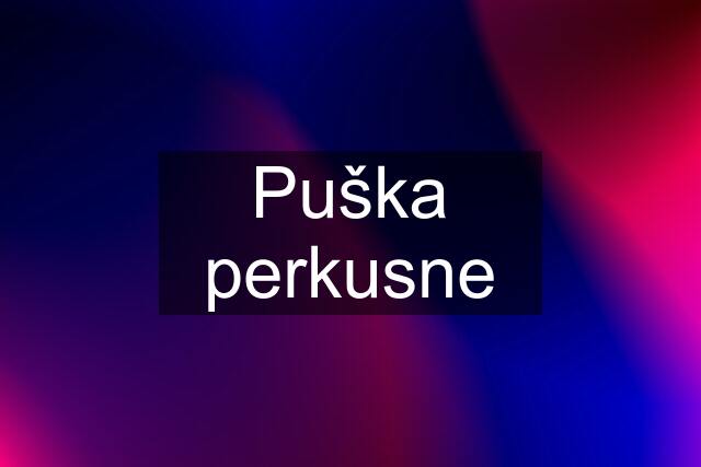 Puška perkusne