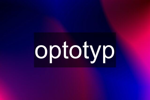 optotyp