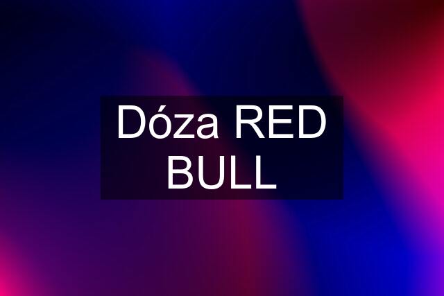 Dóza RED BULL