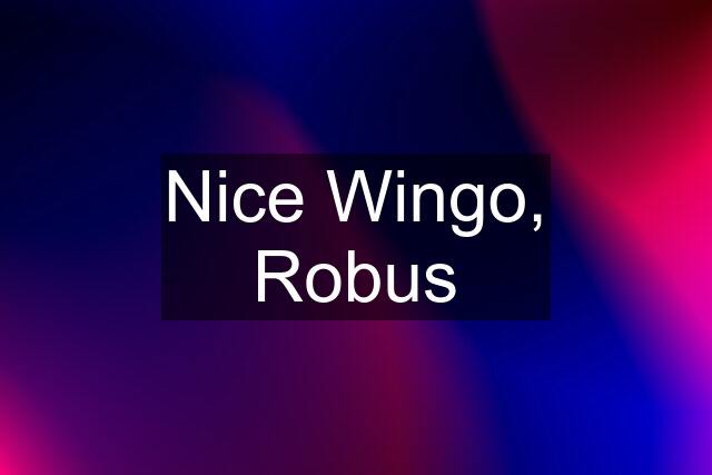 Nice Wingo, Robus