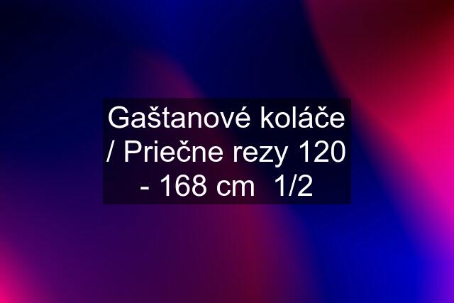 Gaštanové koláče / Priečne rezy 120 - 168 cm  1/2