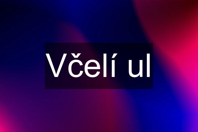 Včelí ul