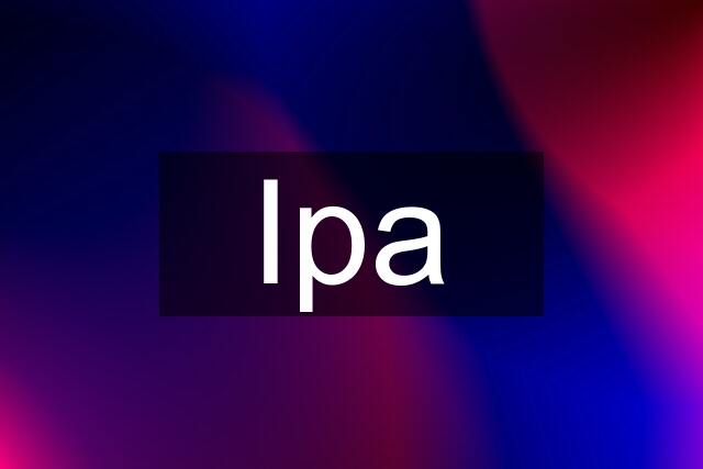 Ipa