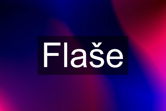 Flaše