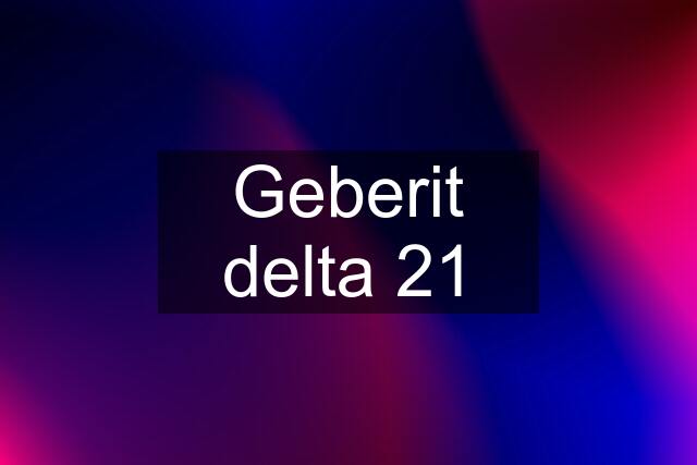 Geberit delta 21