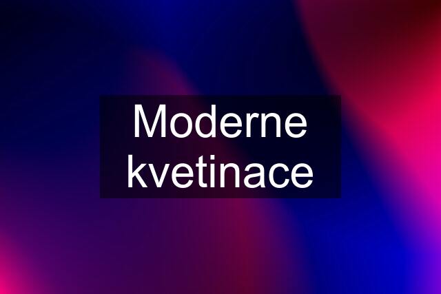 Moderne kvetinace