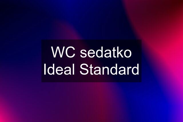 WC sedatko Ideal Standard