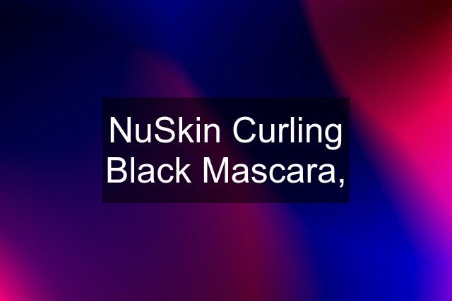 NuSkin Curling Black Mascara,