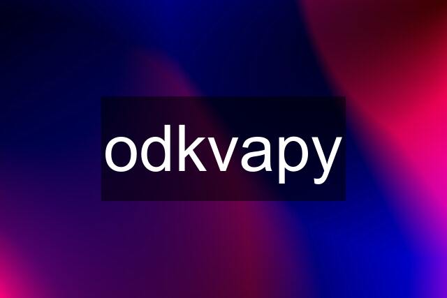 odkvapy