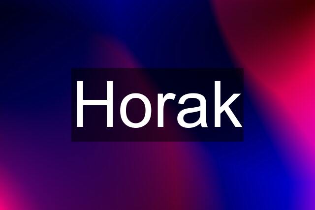 Horak