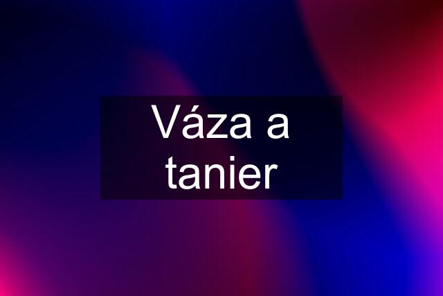 Váza a tanier