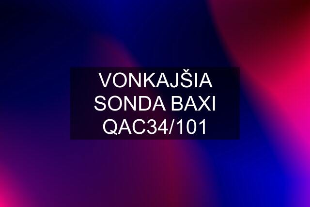 VONKAJŠIA SONDA BAXI QAC34/101