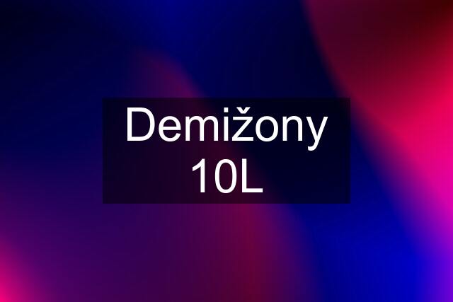 Demižony 10L