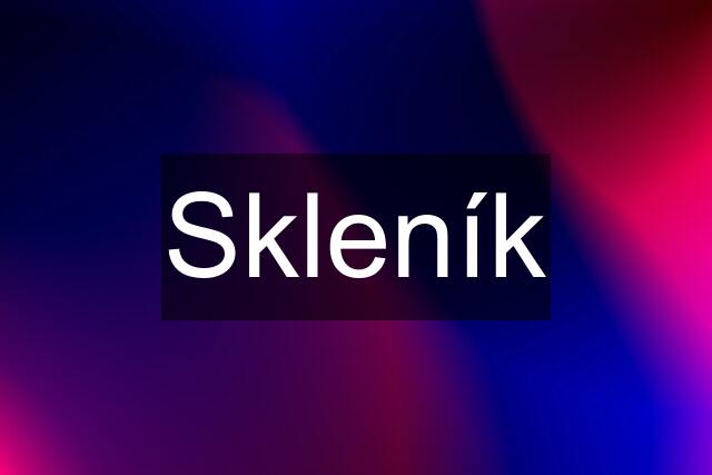 Skleník