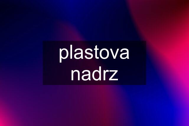 plastova nadrz