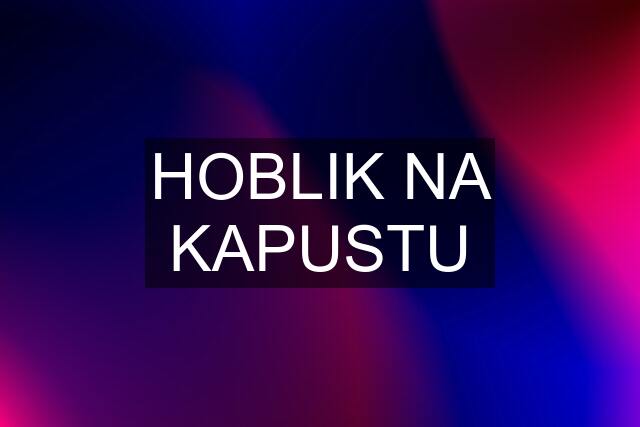 HOBLIK NA KAPUSTU