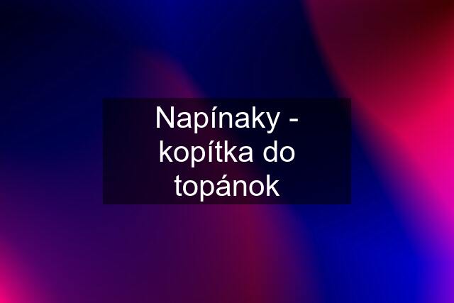 Napínaky - kopítka do topánok