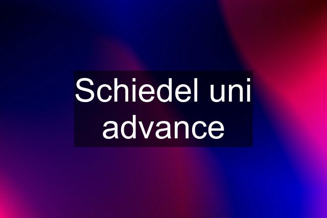 Schiedel uni advance