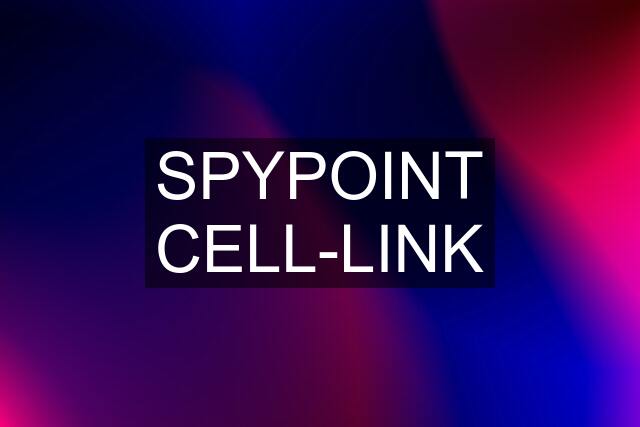 SPYPOINT CELL-LINK