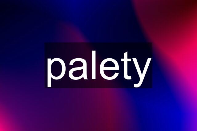 palety