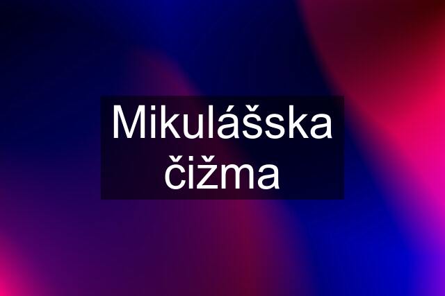 Mikulášska čižma