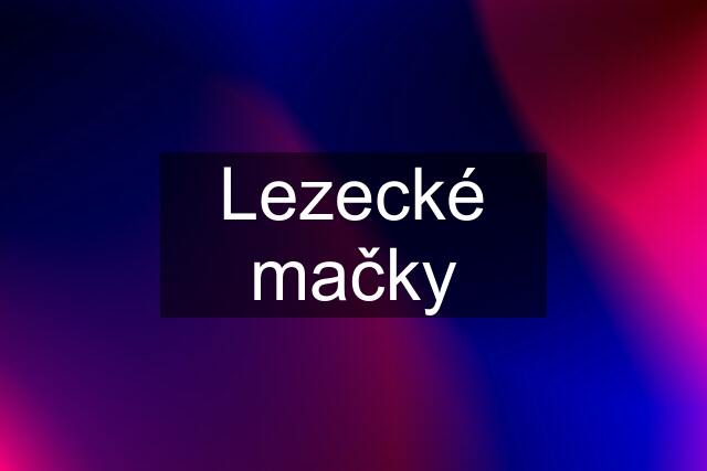 Lezecké mačky