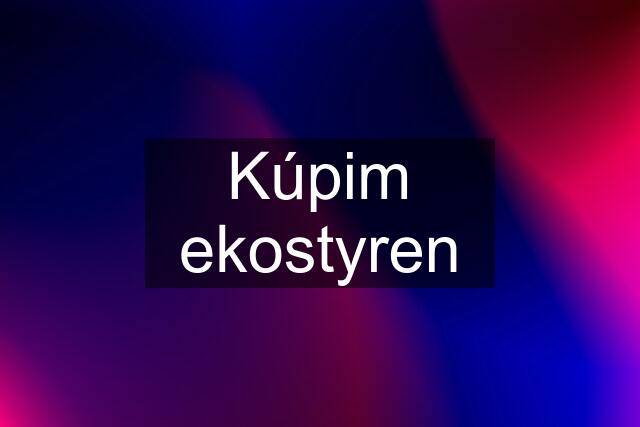 Kúpim ekostyren