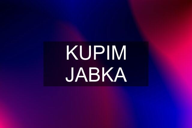 KUPIM JABKA