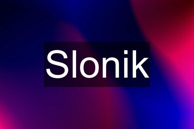 Slonik