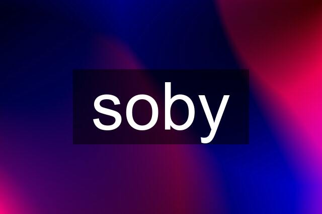 soby