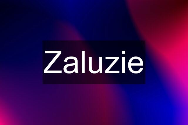 Zaluzie