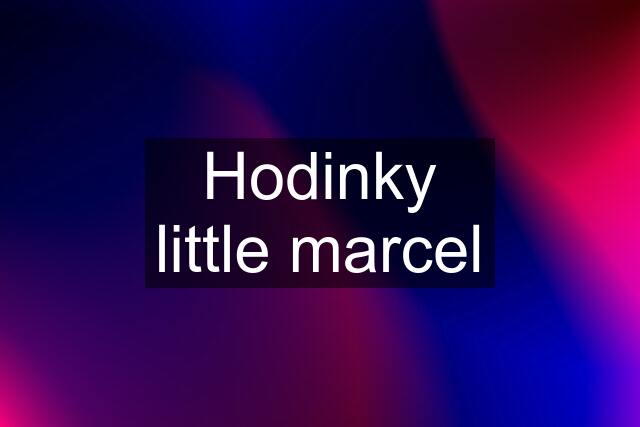 Hodinky little marcel