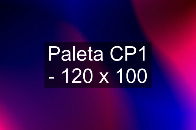 Paleta CP1 - 120 x 100