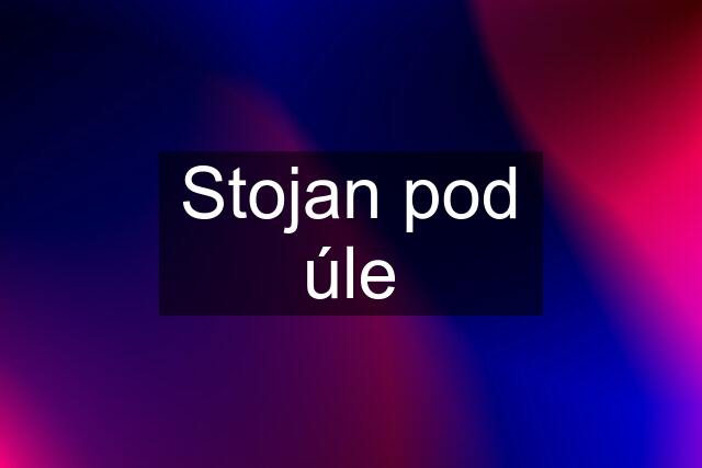 Stojan pod úle