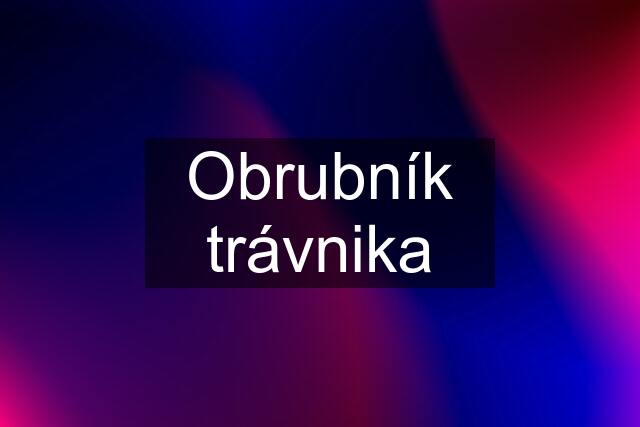 Obrubník trávnika