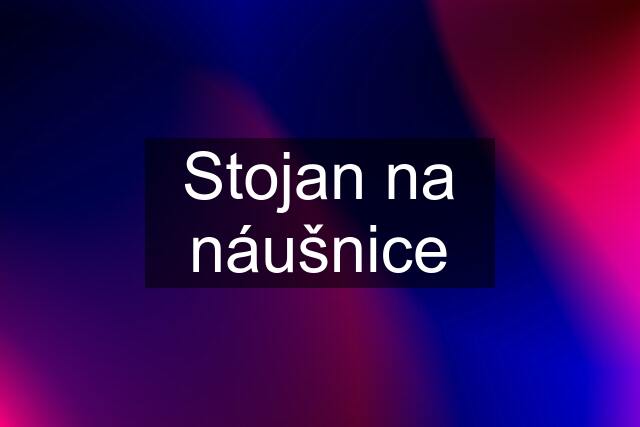 Stojan na náušnice