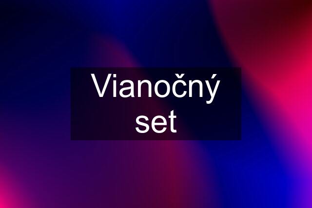 Vianočný set